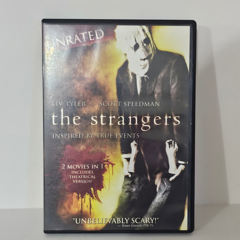 The Strangers DVD Unrated Theatrical Liv Tyler Scott Speedman Horror Movie